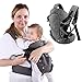 longdafei Babytrage, ergonomisches Design-Babytragetuch Cabrio mit atmungsaktivem Air-Mesh und verstellbaren Schnallen Baby Trage für Kleinkinder und Neugeborene