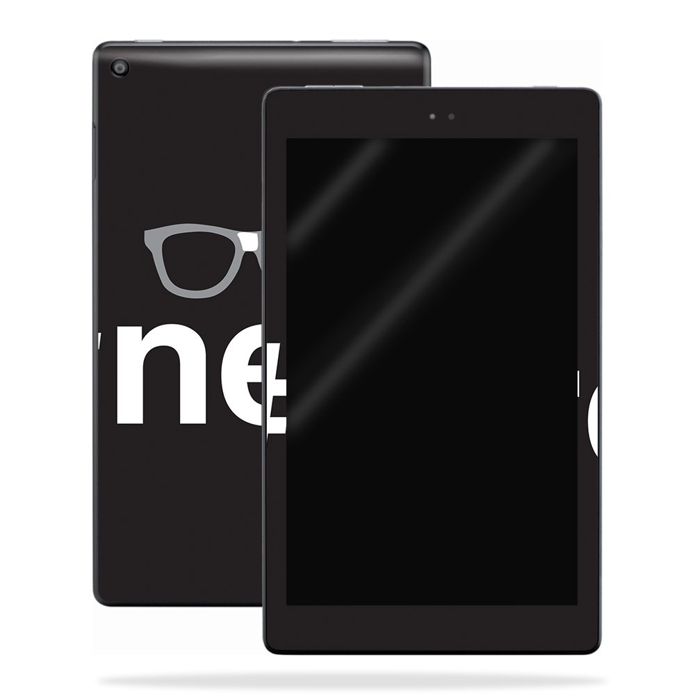 MightySkins Skin Compatible with Amazon Kindle Fire HD 8 (2017) - Nerd | Protective, Durable, and Unique Vinyl Decal wrap Cover | Easy to Apply, Remove, and Change Styles | Made in The USA