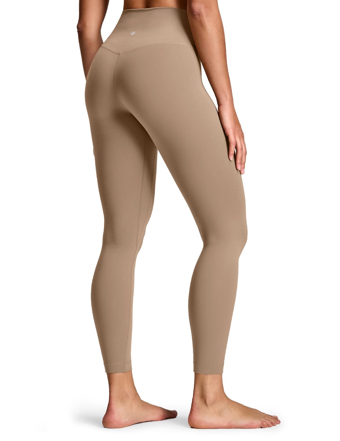 HeyNuts Yoga Pro 7/8 Leggings, High Waisted Soft Pants Buttery Workout Leggings Athletic Compression Yoga Pants 25'' Carbon Dust XS(0/2)