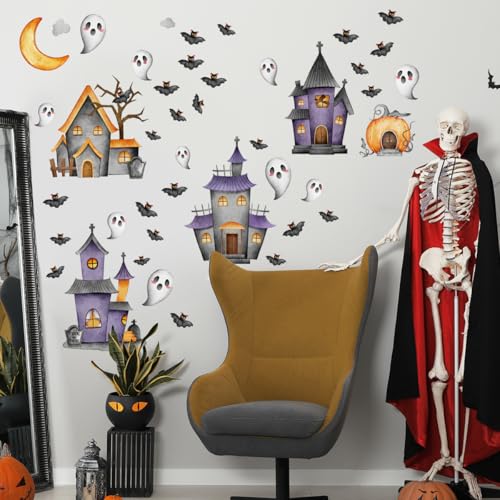 Vinilo Decorativo de Pared Casa Embrujada Halloween miniatura 4