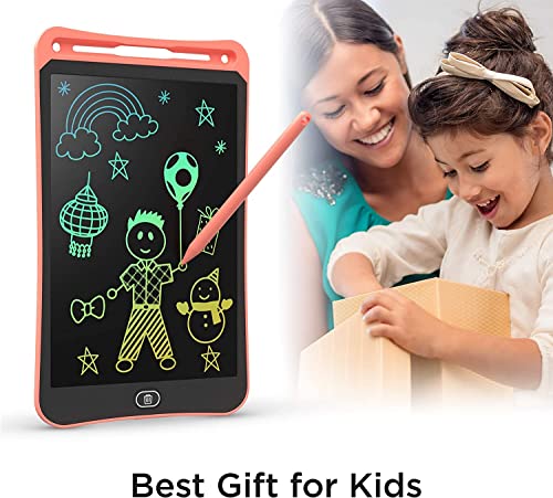 Image of SYGA LCD Writing Pad, 12 inch Kids Doodle & Scribble Boards Erasable Writing Tablet for Kids Adults, Light Pink