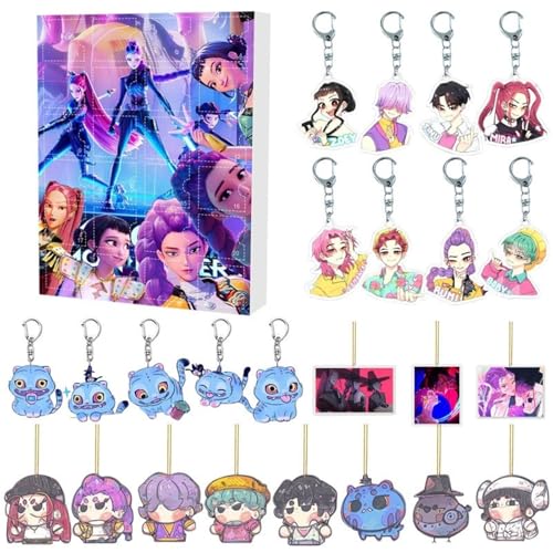 Llaveros De Demon Del K Pop, Colección De Juguetes De Llaveros De Anime Hunters Con...