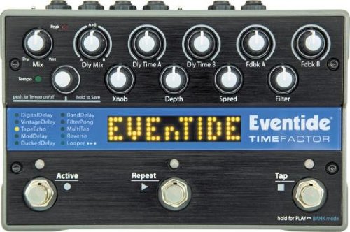 イーブンタイド　タイムファクトリー　マルチディレイ　Eventide TimeFactor | Eventide Twin Delay Effects Pedal + Looper
