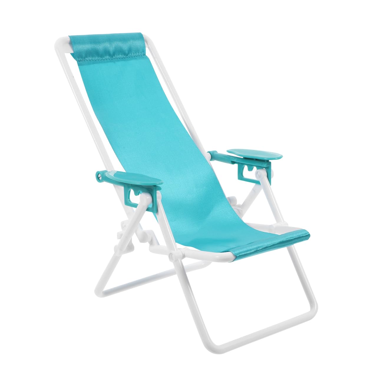 Homoyoyo 6.56 * 4.76 * 4.52Inch Ergonomic Beach Chair Lightweight Folding Outdoor Chair Mini Beach Lounger Portable for Camping Hiking
