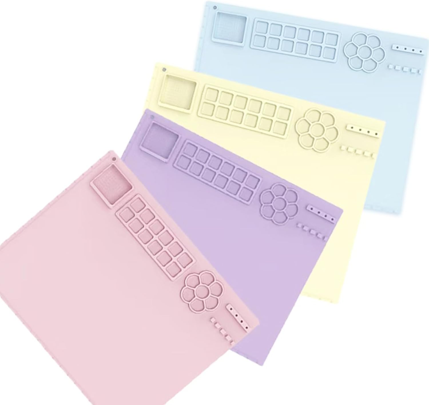 Art Painting Pad 50x40cm Washable Silicone Drawing for Toddler Doodling Creative Project