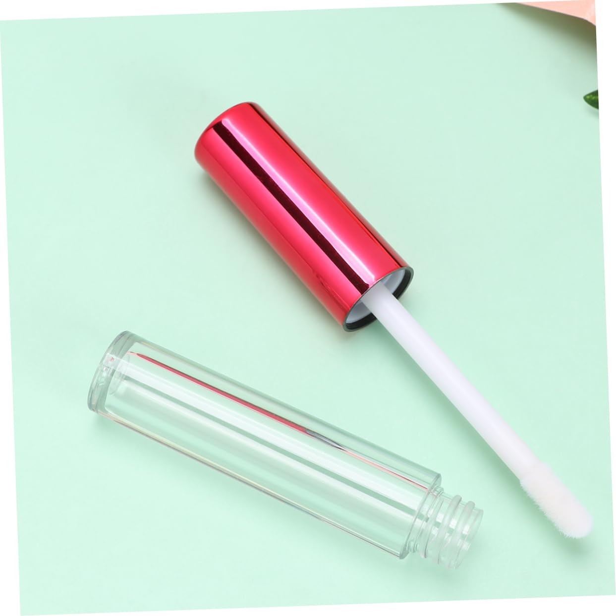 MAGICLULU 30 Pz di sottoimballaggio lucidalabbra rimpolpante trasparente flaconi di per le lip gloss lucidalabbra trasparente labiale multicolore Pacchetto di prova