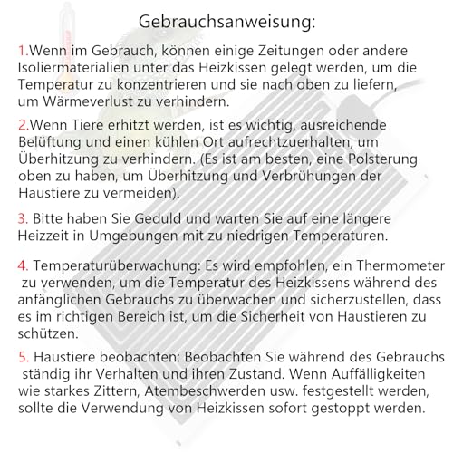 2pcs Heizkissen für Glasbehälter, Aquarienheizkissen, verstellbares Heizkissen für Reptilien mit Temperaturregelung für Reptilien, Schlangen, Spinnen, Raupen, Eidechsen, Geckos (7W)