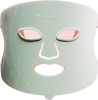 FDA-Cleared LED Light Therapy Face Mask with 7 Treatment Modes - Professional Red & Blue Light with NIR Facial Device for Anti-Aging - 432 LEDs, Rechargeable