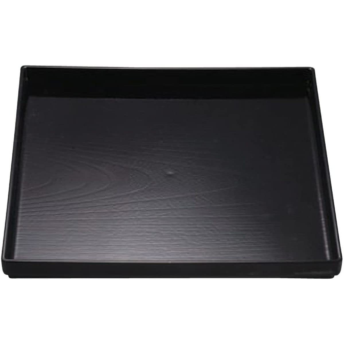 8-inch Square Wood Grain Obon Serving Tray