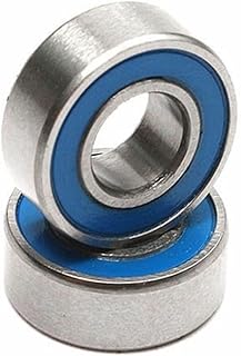 10 Uds ABEC-5 MR105-2RS MR105 2RS MR105 RS MR105RS 5x10x4mm rodamientos rígidos de Bolas en Miniatura sellados de Goma Azul (Color : BLU, Size : MR105-2RS-ABEC-3)