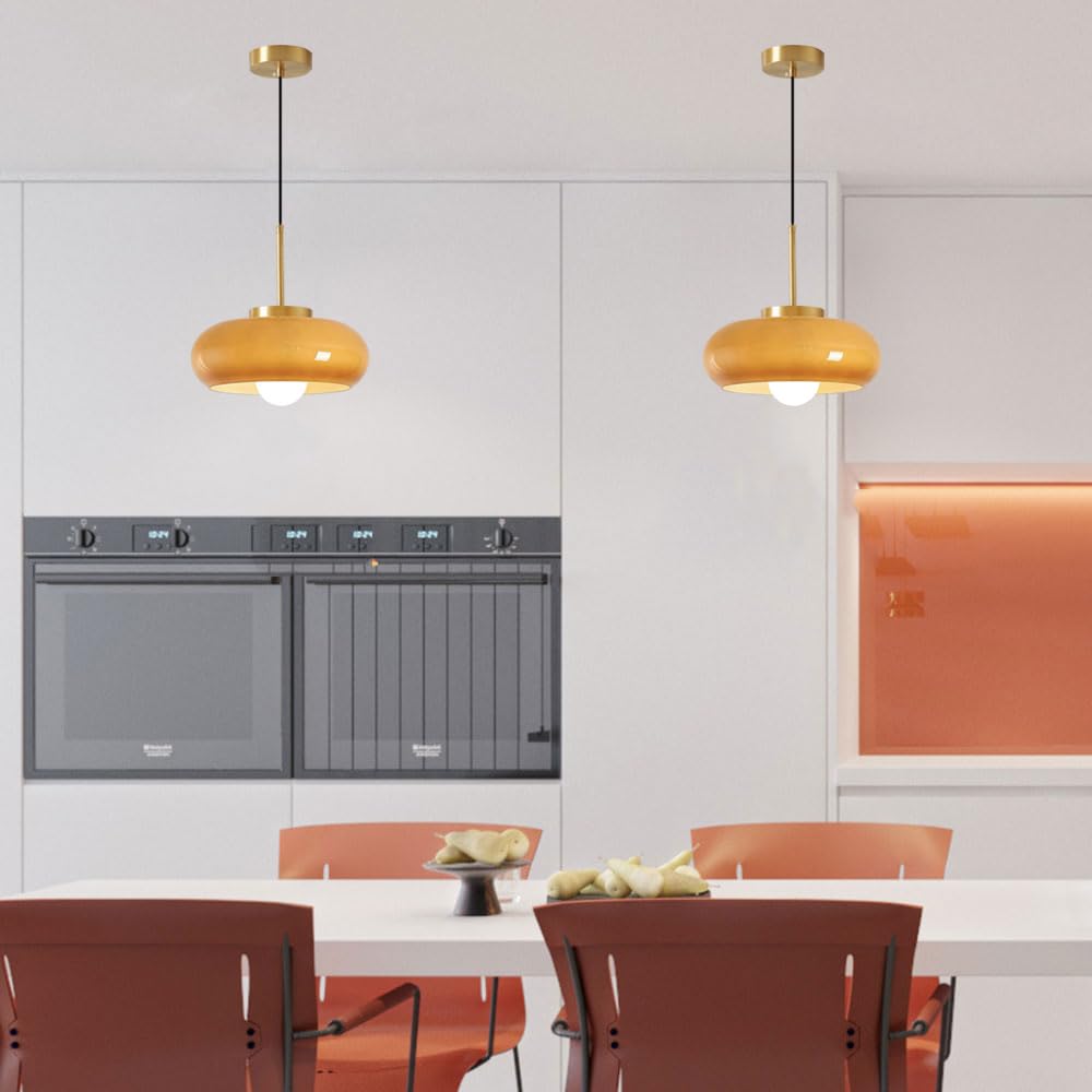Lampadario in vetro con sorgente luminosa E26, plafoniera a incasso