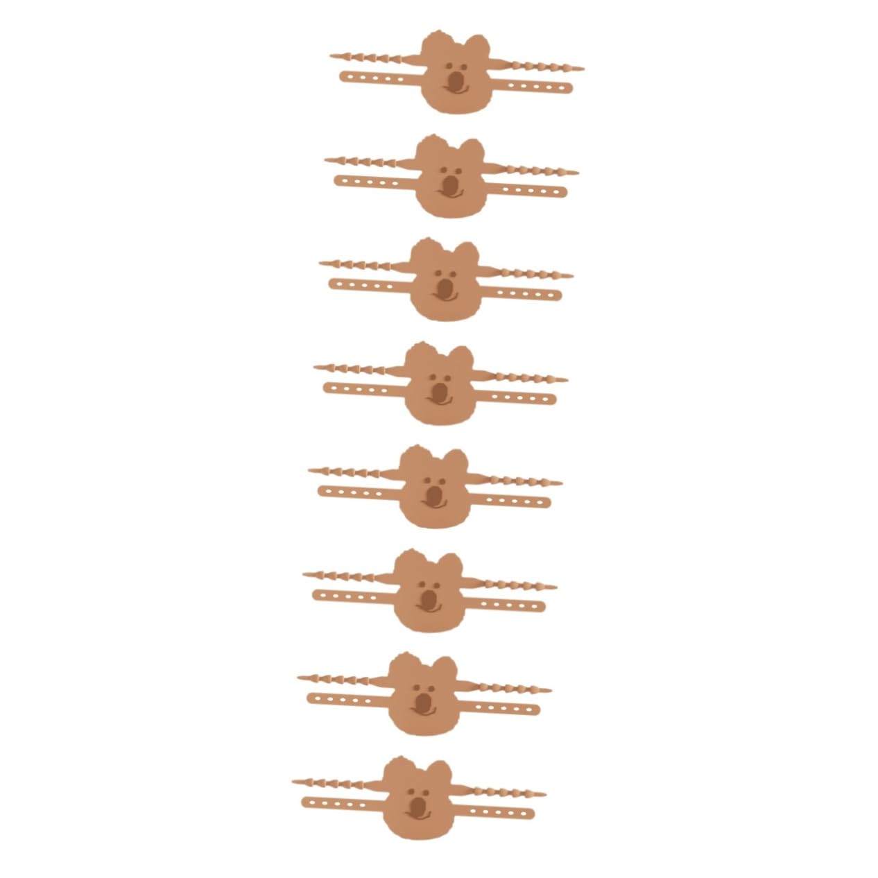 TOYANDONA 8piezas Freno De Puerta Silencioso De Diseño De Protector Antigolpes para Puertas Guarderías y Habitaciones Infantiles