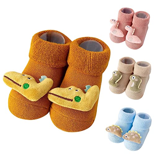 sfdgfhyf Toddler Wedding Shoes Autumn And Winter Comfortable Baby Toddler Shoes Cute Cartoon Dinosaur Children Cotton3
