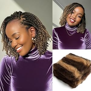 QVR Afro Kinkys Bulk Human Hair for...