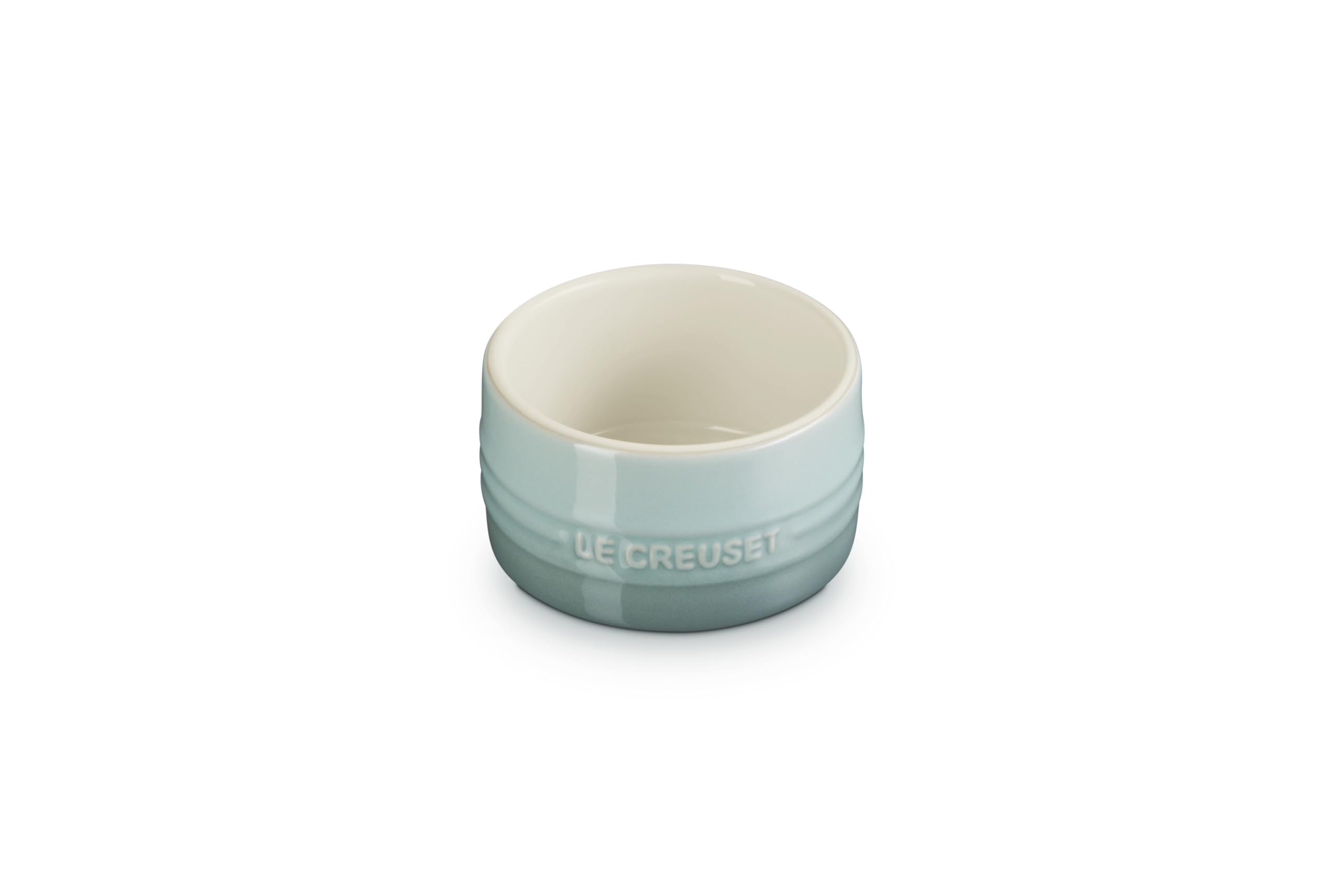 Le Creuset Stoneware Ramekin with straight wall, Stackable, 200 ml, Sea Salt — image 1