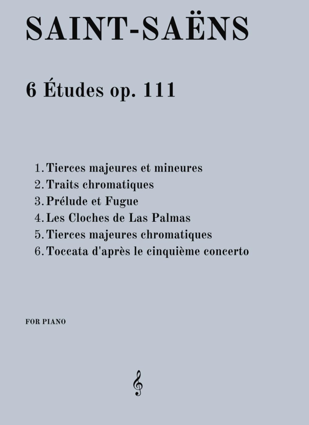 6 Études Op. 111: For Piano