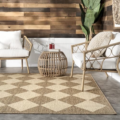 Tapete NuLOOM Outdoor Performance Collection 8' Cuadrado miniatura 5