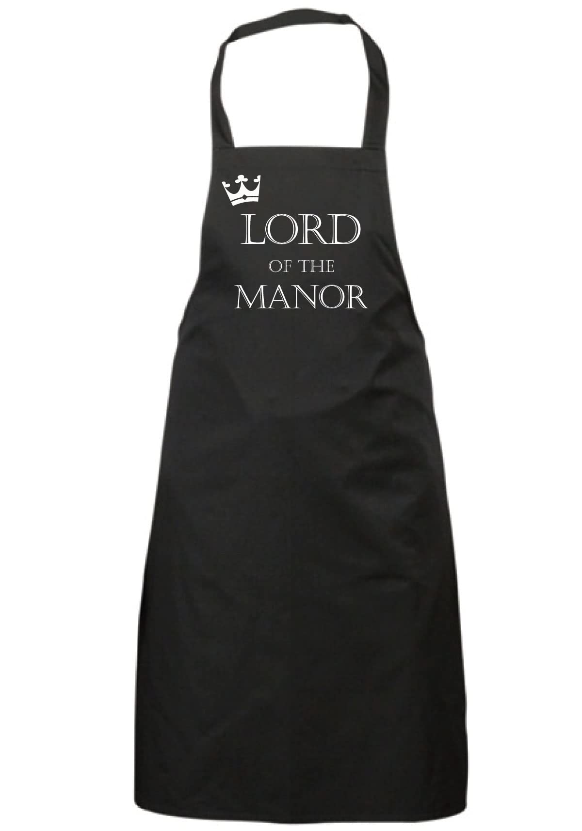 60 SECOND MAKEOVER Men's Lord Of The Manor Black Apron