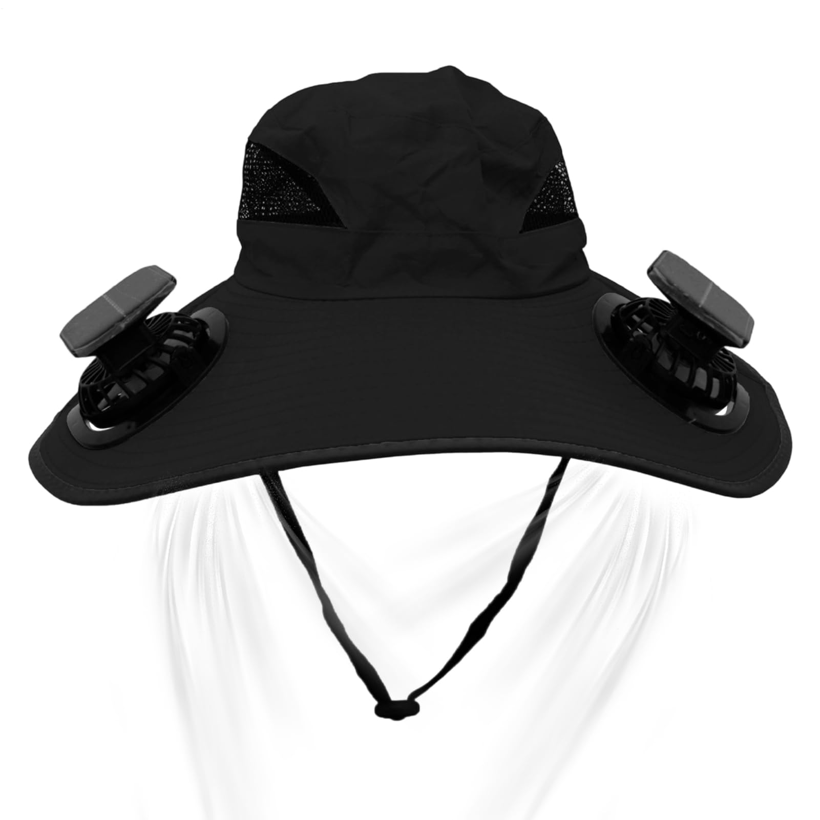 Cappello Ventilatore Solare Cappello da Pesca Esterno UPF50+ | Copricapo Rinfrescante per Sport Viaggio Spiaggia Pesca Escursioni Campeggio