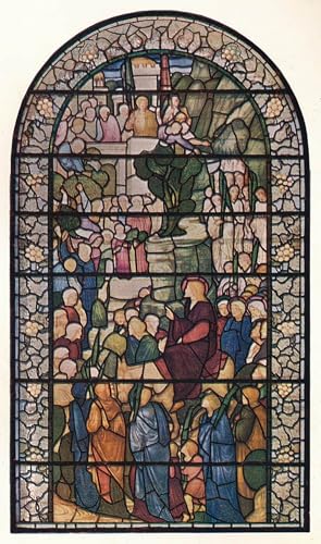 Imprimer Affiche L'entrée du Christ Jérusalem Burne-Jones église St Peter