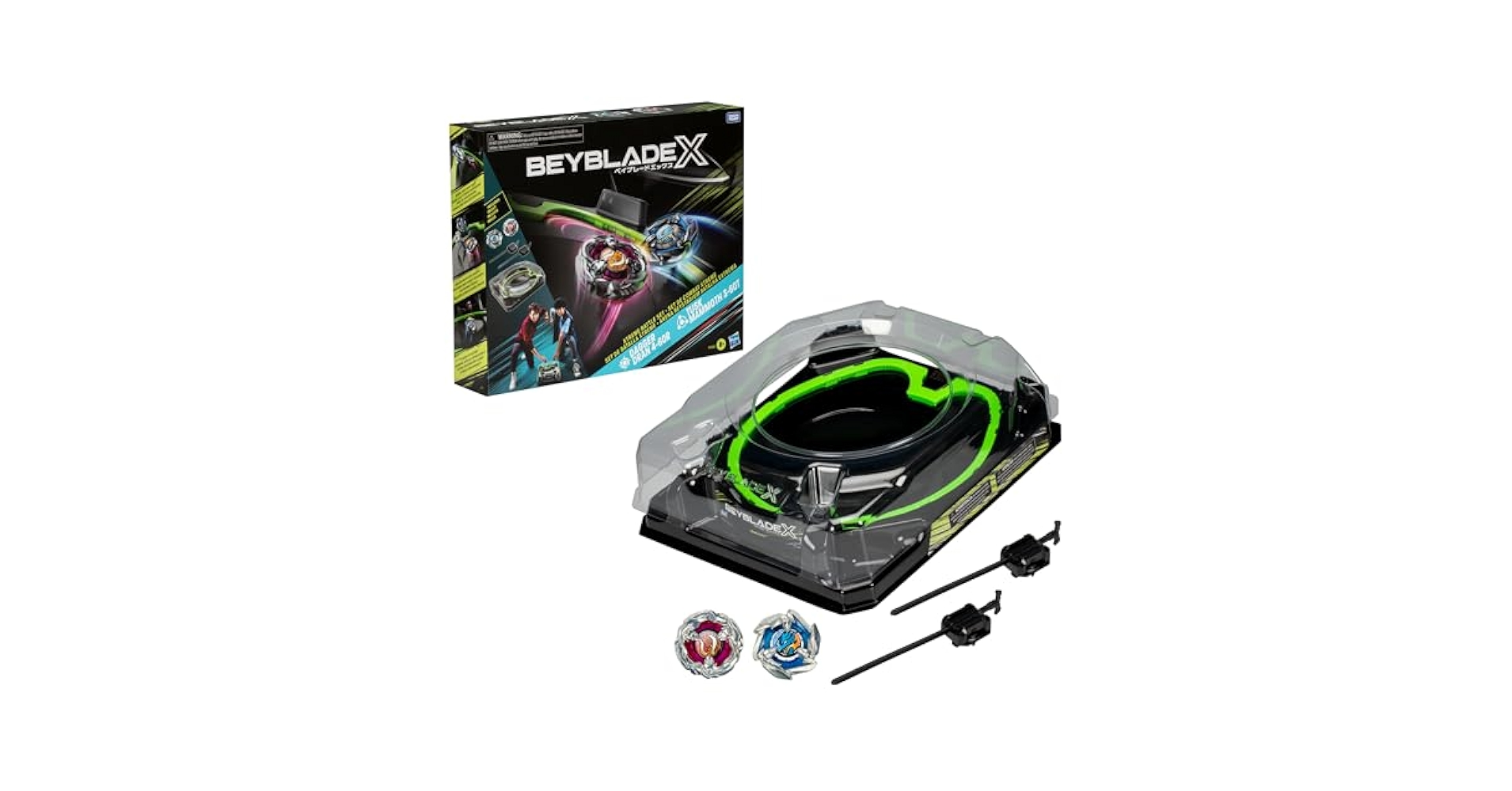 ベイブレイド Beyblade X Xtreme Battle Set with Beystadium, 2 Right