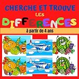  Cherche Et Trouve Les Différences: 45 Jeux Cherche Et Trouve En Couleur Avec Solutions A La Fin Du Livre - Pour Les Enfants A Partir De 4 Ans