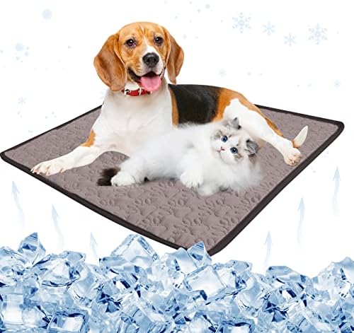 Beaface Dog Cooling Mats, Self Cooling Pad Mat for Dogs Pet, Cooling ...