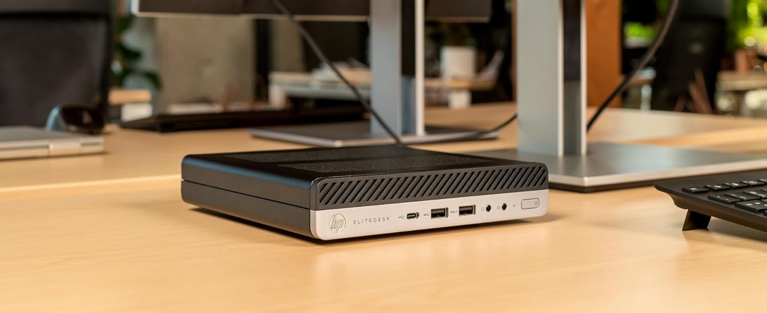 HP EliteDesk 800 G5 Mini Business Desktop PC, Core i5-9500T 2.2GHz