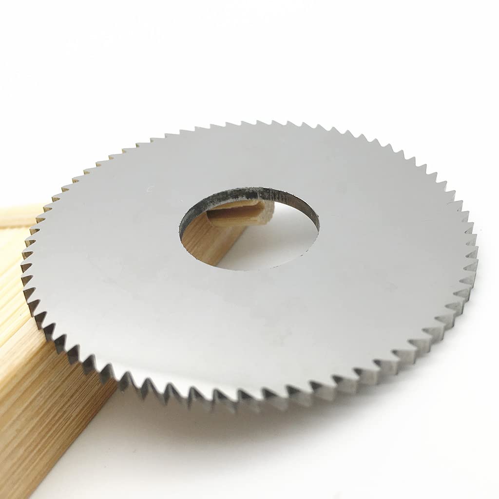 KLOT Solid Carbide Saw Blade Slitting Slotting 50mm(Diameter) X0.2-5mm(Thickness) X16mm(Arbor) 72Teeth Circular (50 * 1.0)