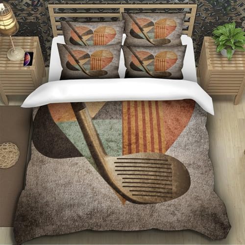 Housse de couette club de golf imprimée 3D microfibre pour enfant - 5