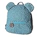 Mochila de viaje para niños y niñas, de forro polar, con forma de oso de peluche, para viajes diarios