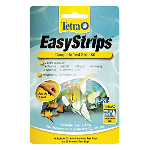 Image of Tetra EasyStrips Complete Aquarium Water Test Kit, 25 Count (6 Pack)