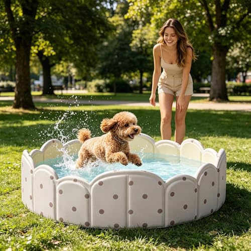 Piscine pour chien épaissie structure durable non gonflable - 3