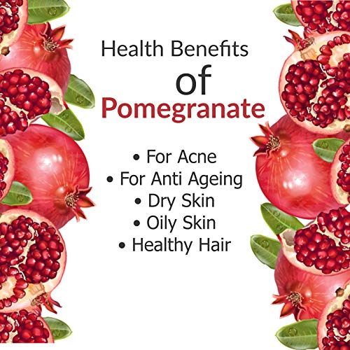 Image of B-URBAN Pomegranate (Punica Granatum) Oil 100% Pure & Natural Undiluted Carrier Oil Organic Standard for Calming Sensitive & Revitalizing Dull Skin - Use on Body and Hair 50ML