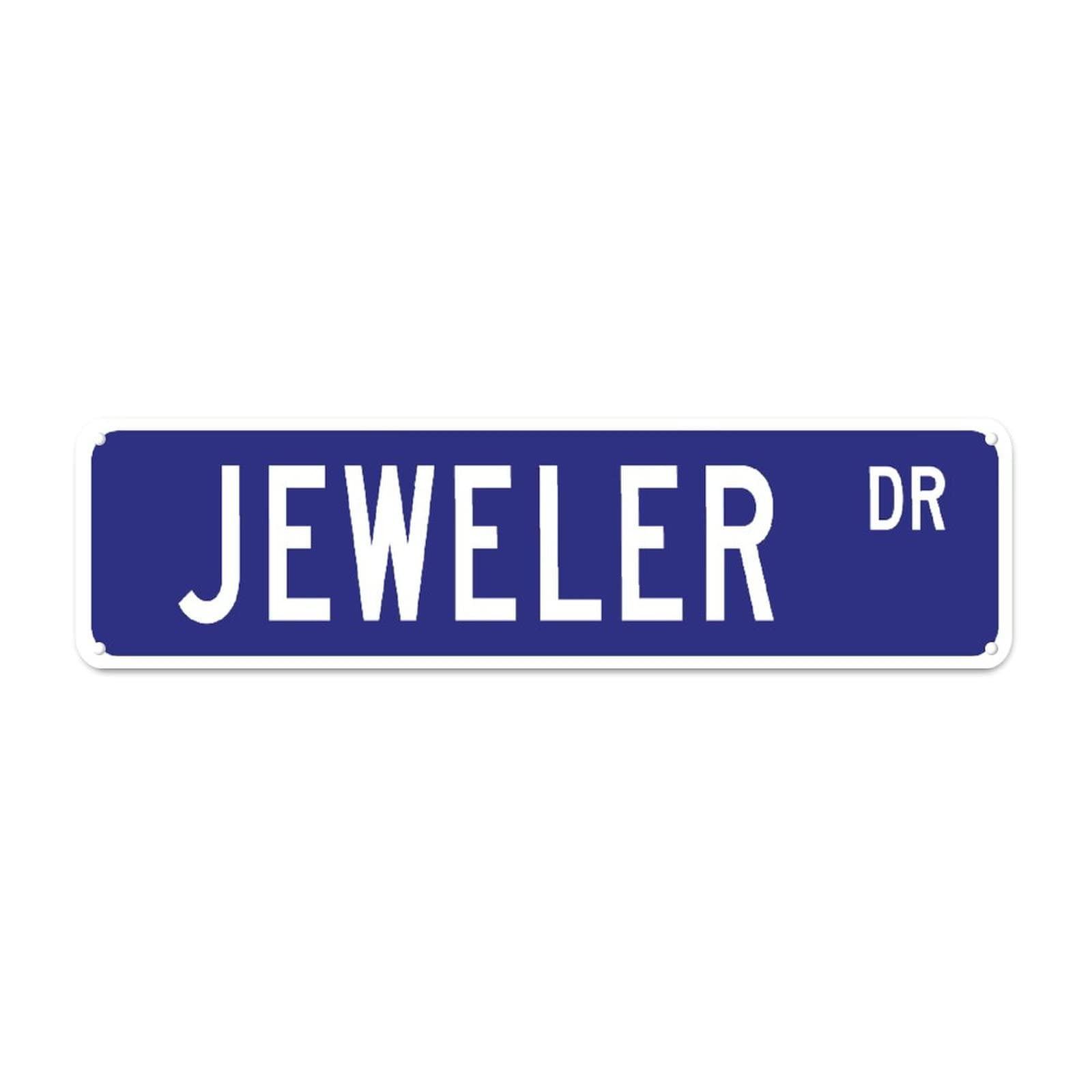 Jeweler DR Retro Tin Signs Aluminum Metal Sign Quotes Home Kitchen Pub Club Wall Yard Pub Club Porch Decor 4x16 Inch