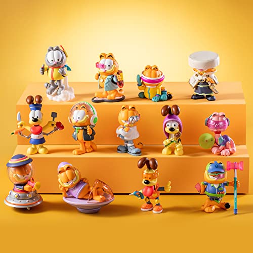 Pop Mart Garfield Future Fantasy Series 12Pc Exclusive Action Figure Box Toy Bulk Box Popular Collectible Art Toy Cute Figure Creative Gift, For Christmas Birthday Party Holiday #TOP3