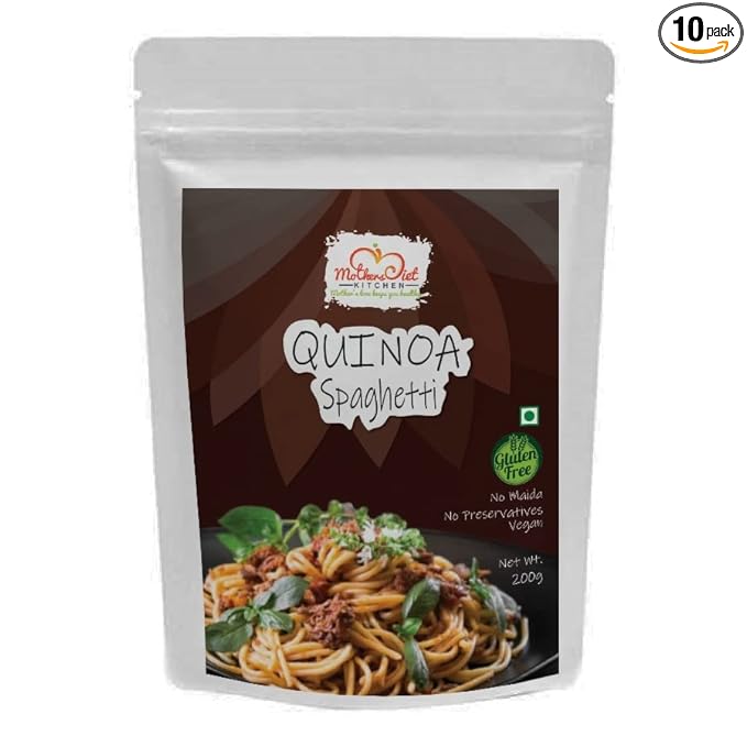 Gluten Free Quinoa Spaghetti/Noodles | No Wheat, No Maida | Pack of 2 I 200g X 2 Pack