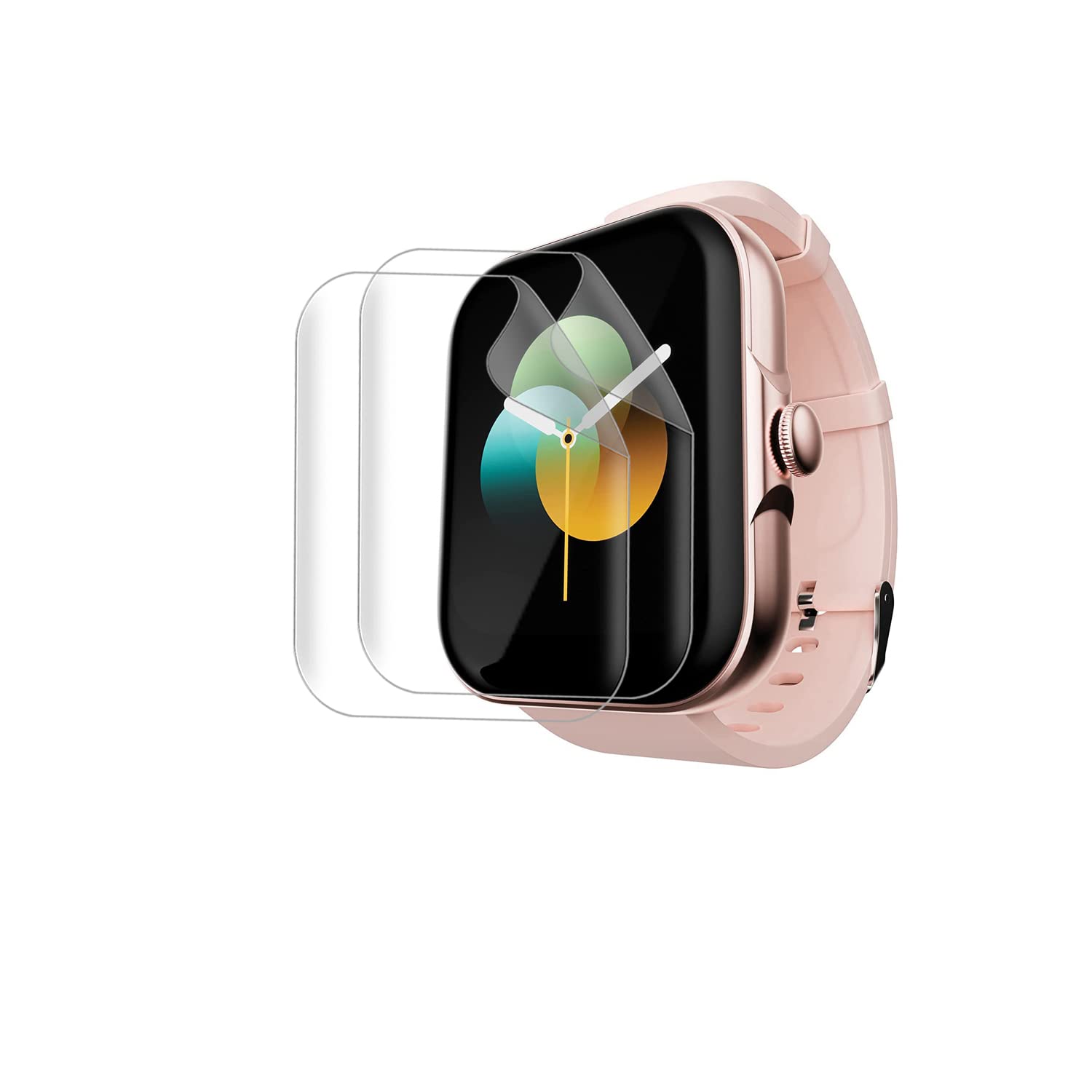 SAEMPIRE For SENS NUTON 1 Screen Guard Screen Protector Scratch Guard For SENS NUTON 1 Smart Watch (1.7" inch), Pack of 2 Pc (Not A Tempered Glass)