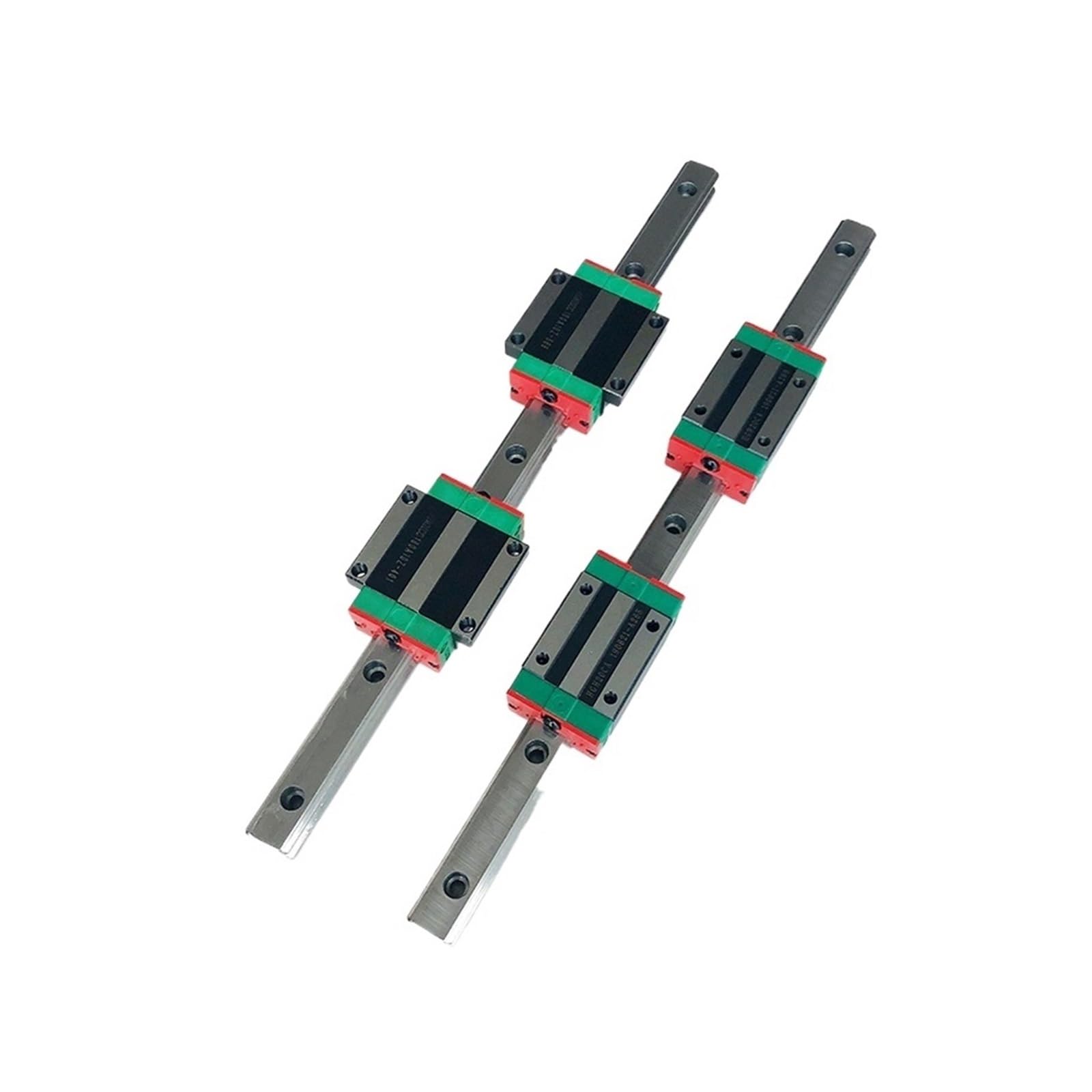 Blocs De Roulement Linéaire HGH25 CA – Lot De 2 Blocs Pour Rail 25 Mm – Guidage Précis Pour Machines CNC Et Industrielles