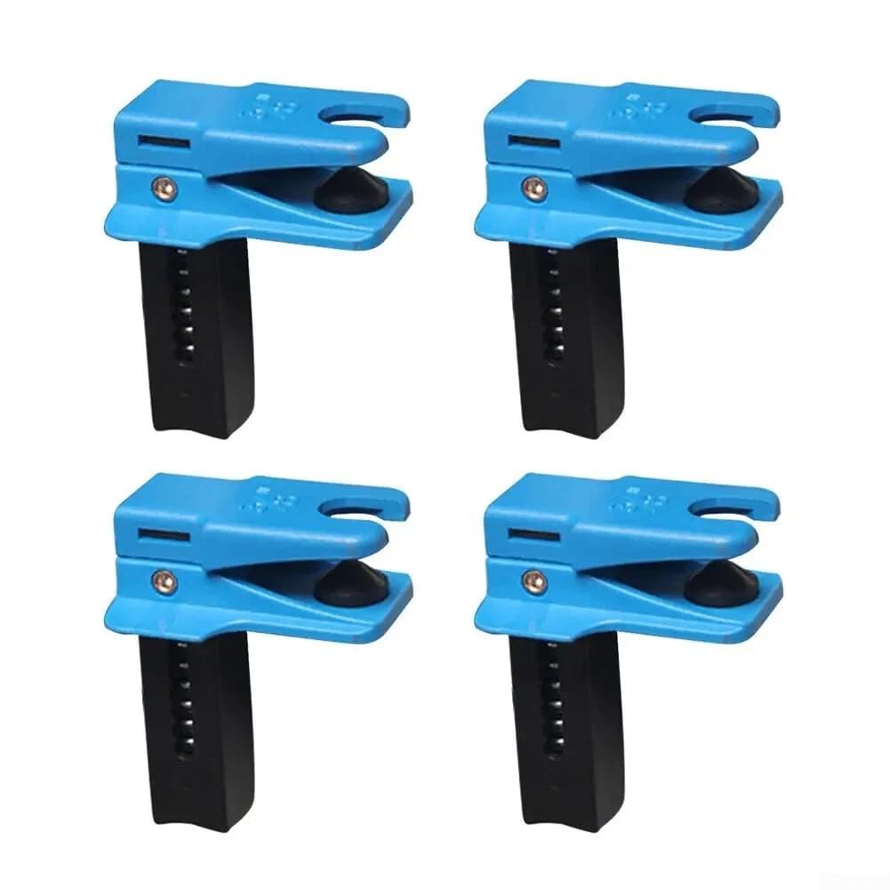 Lot de 4 colliers de serrage de frein à huile de frein de voiture, bouchons de conduites de frein, outils de tuyau d'huile de frein de voiture, tube de frein pour système de frein de véhicule
