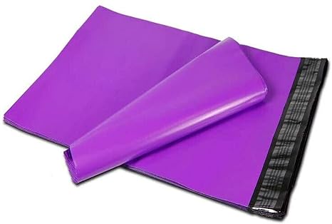 HETU Courier Bags Purple Colour With Pod Tamper Proof Courier Bags Envelopes Pouches Cover (08 Inch x 10 Inch, 50)