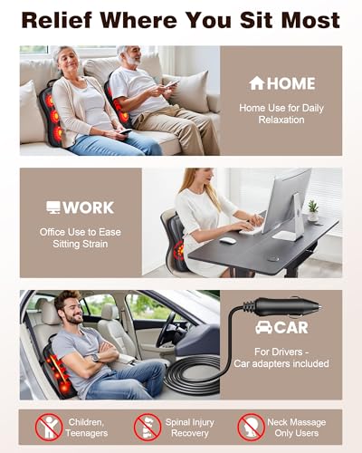 JZBRAIN Shiatsu Rolling Massager