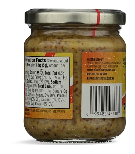 Image of Whole Foods Market, Coarse Ground Dijon Mustard, 7.06 Ounce