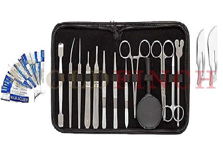See full amazon price history chart for GOLDFINCH™-Premium Quality 26 Pcs Advanced Dissection Kit Stainless Steel Tools for Dissecting Frogs etc Best for Biology Anatomy Botany and Veterinary Students or Teachers with Case GOLDFINCH™-Premium Quality 26 Pcs Advanced Dissection Kit Stainless Steel Tools for Dissecting Frogs etc Best for Biology Anatomy Botany and Veterinary Students or Teachers with Case (B099NZ6LTR) Amazon Price History, Amazon Price Tracker
