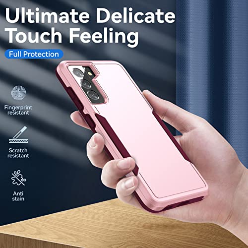 Image of for Samsung Galaxy S21 Case with HD Screen Protector, Pink