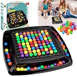 Intellectual Chessboard - Dual Duel, Intellectual Chess Board, Rainbow Ball Elimination Game, Intellectual Games for Kids and Adults, Tabletop Strategy Puzzle Games for Birthday Christmas (120PCS) - Image 1