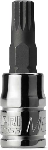 Miniatura 33 de Capri Tools 30035 0.394 in XZN Triple Square Bit Socket con unidad de 3/8 pulgadas