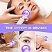 Anyangjia Ice Globes for Face,2Pcs Facial Ice Globes Face Massage Ice Roller Ball for Face and Eyes with 1 Adjustable SPA Facial Headband (Purple)