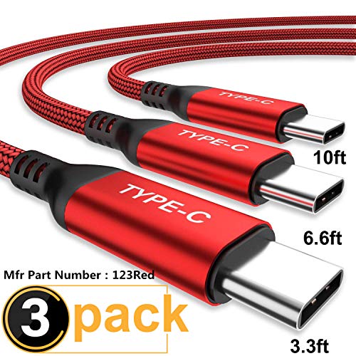 CC02 USB Type C Cable 3.3+6.6+10ft (Orange)