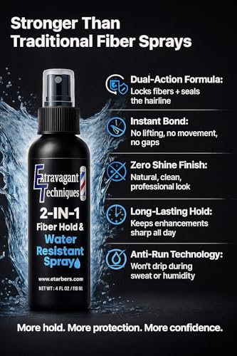 Hair Fiber Spray para hombres y mujeres 4oz miniatura 3